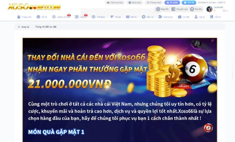 Khuyến mãi hoàn trả tiền mặt