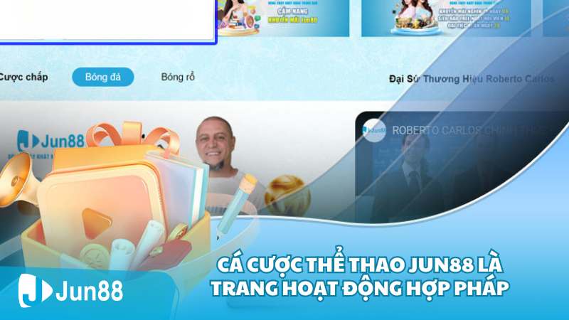 Cá cược thể thao Jun88 là trang hoạt động hợp pháp