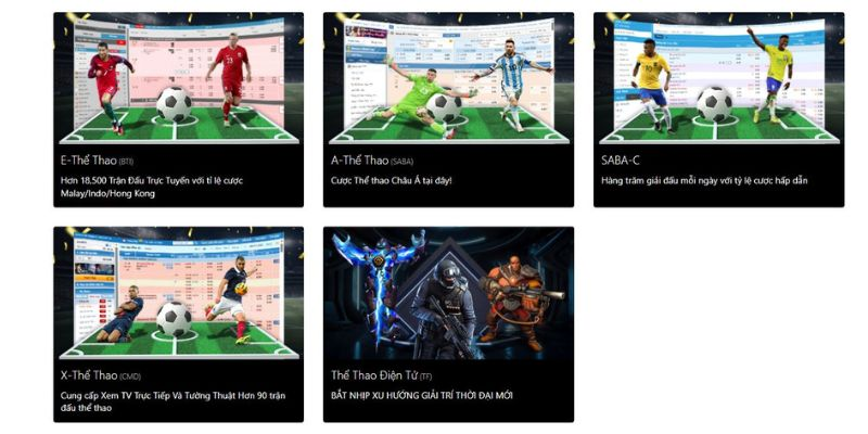 Sảnh thể thao Vn88 có những trò chơi gì?