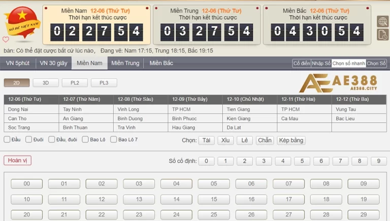 Giới thiệu về xổ số trực tuyến tại AE388