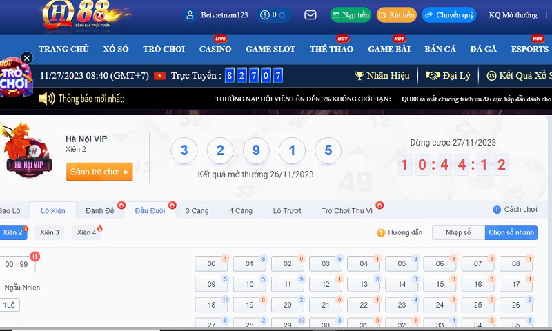 Hướng dẫn cách chơi Hà Nội Vi cực dễ dàng